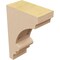 Ekena Millwork 3"W x 6"D x 9"H Classic Diane Rough Cedar Woodgrain TimberThane Corbel, Primed Tan CORUR03X06X09DIARCPR - alternate 6
